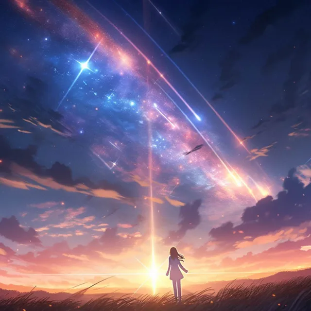 Fantasy Meteor sky